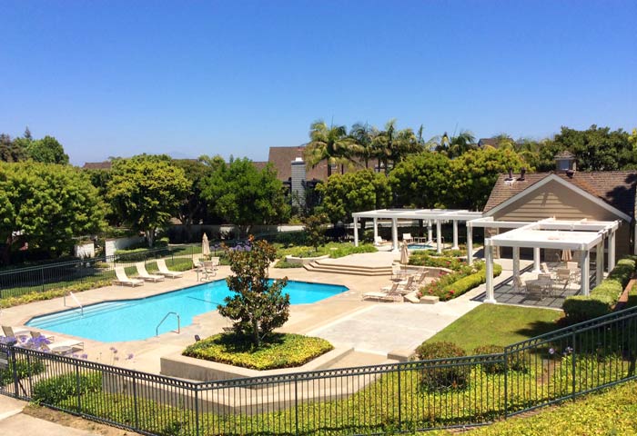 Belcourt Terrace Community Pool in Newport Beach, California