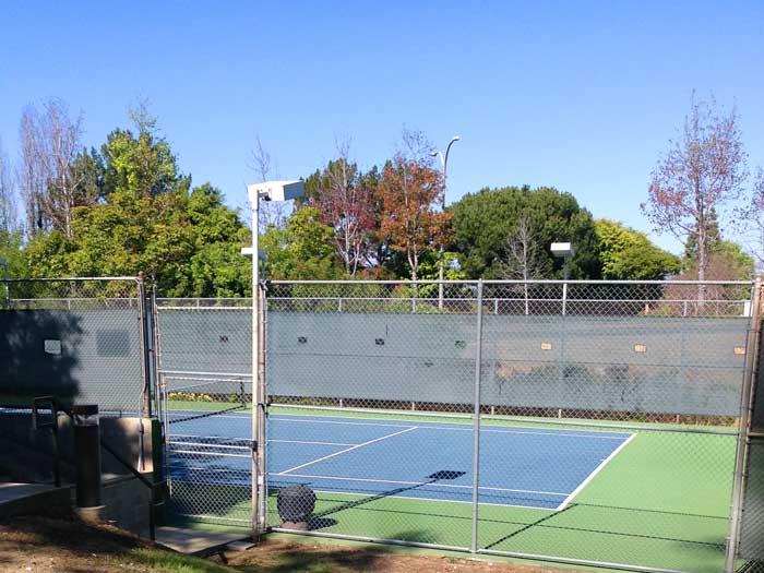 Canyon Crest Tennis Courts in Corona Del Mar, California