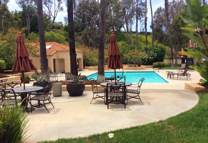 Corsica Villa Community Pool in Newport Beach, California